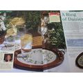 A Ring of Daises Cross Stitch Chart From Magazine