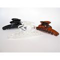 Long clear amber brown or black hair claw clip ...
