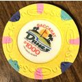 Dunes Casino Chip $1000. Baccarat chip - Oversi...