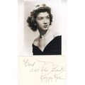 Peggy Ryan Epic Actress Vintage Signed Autograp...