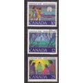 Canada 1977 Christmas set Fine Used SG 895-897 VGC
