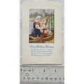 vintage postcard Loving Birthday Greetings - gi...