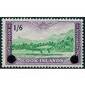 Cook Islands 1960 1s 6d on 5d emerald-green & v...