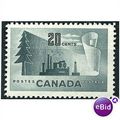 Canada 1952 SG441 20c Grey Unmounted Mint