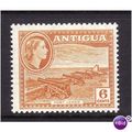 ANTIGUA 1953/62 SG126 6c YELLOW / OCHRE M / MINT