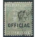 Jamaica 1891 O3 1/2d Green OFFICIAL Fine Used ....