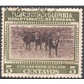 Colombia 1956 - SG877 - 5c brown & olive - Priz...