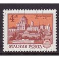 HUNGARY 1972 VIEWS 4ft ESZTERGOM VALUE USED SG2743