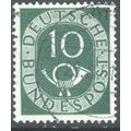 Germany 1951 - SG1050 - 10pf green - Posthorn &...