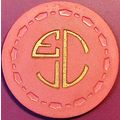 EJC. 10¢ Vintage Casino Chip. Alta Loma, CA. 19...