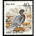 New Zealand 1987 Native Birds 40c Used Stamp Blue Duck