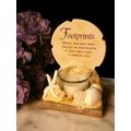 Footprints Poem Votive Holder
