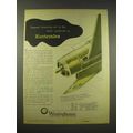 1944 Westinghouse Electronics Ad - Balancing Act