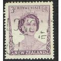 New Zealand 1953 Royal Visit 3d Dull Purple SG7...