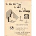 NATIONAL BANK OF TULSA 1953 NBT oil capital cap...
