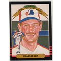 1985 Donruss baseball card 21 Charlie Lea Diamo...