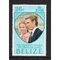 Belize - 1973 - 26c Royal Wedding, Mint Never H...