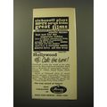 1960 Mercury Records Advertisement - Clebanoff plays more songs from great films