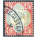 1887-1892 Queen Victoria Jubilee - 4½d carmine/...