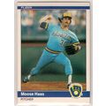 1984 Fleer baseball card #202 Moose Haas - Brewers