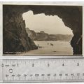 vintage postcard Newquay on Tolcarne Beach