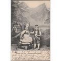 Gruss aus dem Appenzellerland, 1902 - Tischhaus...