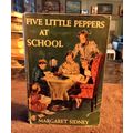 Old Book Five Little Peppers At School W/Dustja...