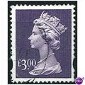 1999 Y1802 £3.00 Dull Violet High Value Machin ...