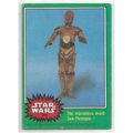 STAR WARS card # 256 SEE - THREEPIO (1977 )