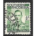 SOUTHERN RHODESIA 1937 1/2d GREEN SG40 FINE USED