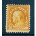 516 30c Benjamin Franklin Just Clears MLH C1505