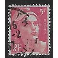 Mi 798: 5 Fr. carmine-rose Definitive Stamp: Ma...