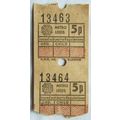 Vintage: Metro Leeds child 5p ticket x 2