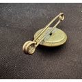 World War Two Trench Art Sweetheart Broach Bras...