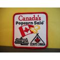 Canada's Popcorn Sale,Boy Scouts Patch