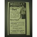 1900 Franklin Mills Wheatlet Ad - We all eat Wh...