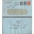 Canada Mufti Issue 1942 REGISTERED COMBO Orilli...