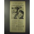 1946 Lydia E. Pinkham's Vegetable Compound Ad - Is this suffering a woman's