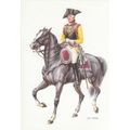 Konigreich Preuben 1760 Military Uniform Postca...