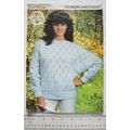Vintage: Sirdar pattern ladies sweater, brushed...