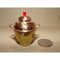 Vintage Miniature Lidded Pot or Container Dollh...
