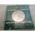 1788 - 1988 Australia Bicentennial 50 Cent Coin...