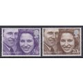 GB 1973 Royal Wedding Set SG941-942 Unmounted Mint