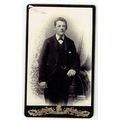Victorian cdv photo young man standing Dewsbury...