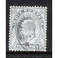 INDIA 1902 SG 119 3p GREY FINE USED#7