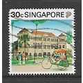 SINGAPORE 1990 30c RAFFLES HOTEL SG 628 FINE USED#
