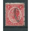 a jamaica stamps sg58a sg 58a used scarlet