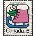 Canada 1973 6c Value. Christmas, Ice Skate. Fin...