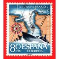 España. Spain. 1961. Edifil # 1354. Alzamiento ...