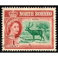 Malaysia North Borneo 1961 Queen Elizabeth II A...